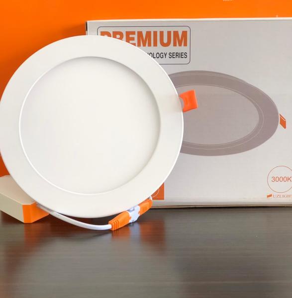 UZLIGHT PREMIUM 12W SIVA ALTI YUVARLAK LED PANEL