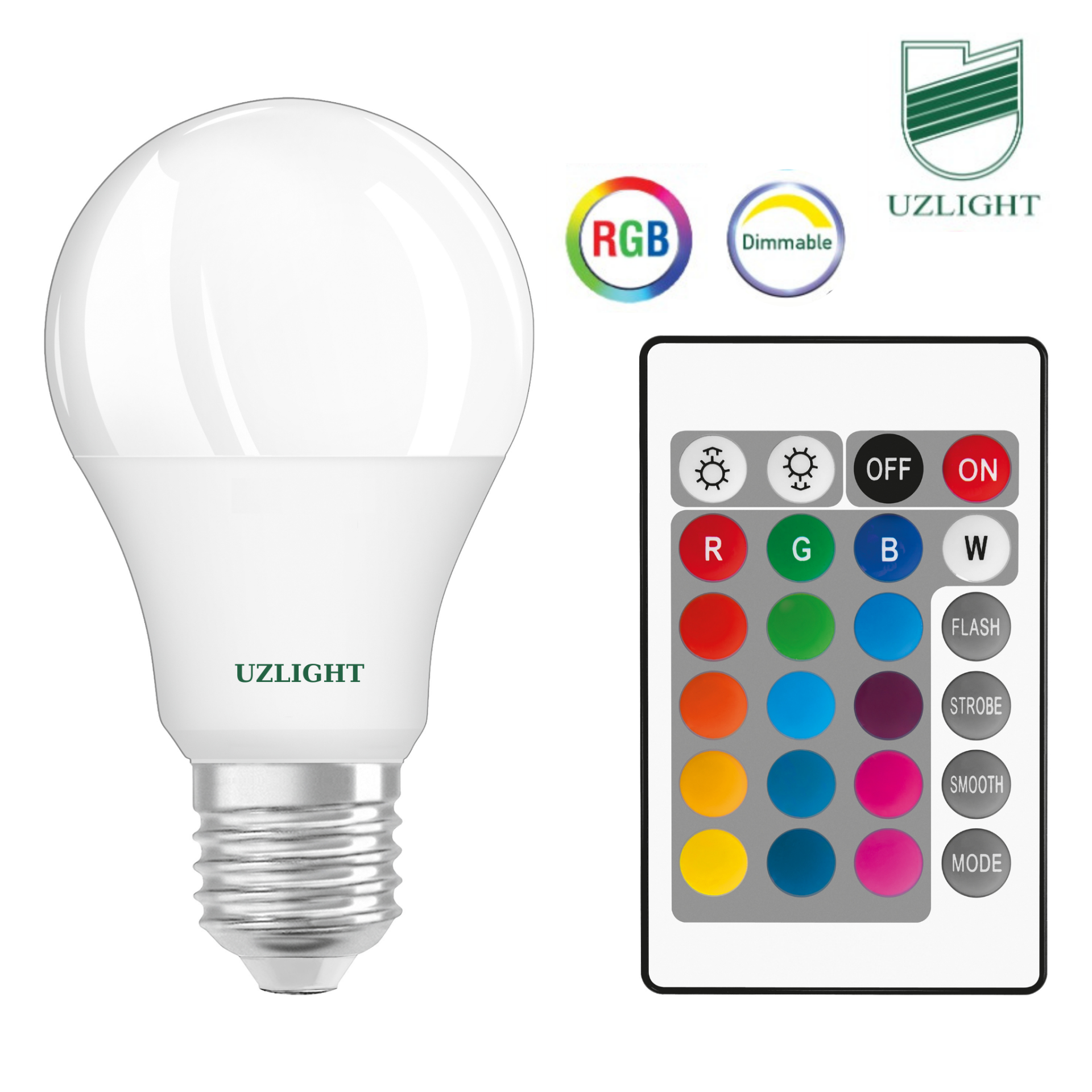 UZLIGHT RGB KUMANDALI 10W LED AMPUL