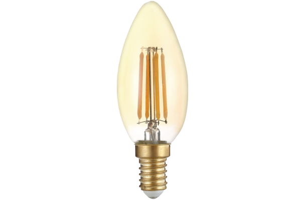 UZLIGHT UZDEC GOLD 4W FİLAMENT LED BUJİ AMPUL