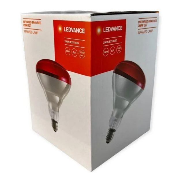 250W Infrared Isıtıcı Lamba Kırmızı E27 Duy
