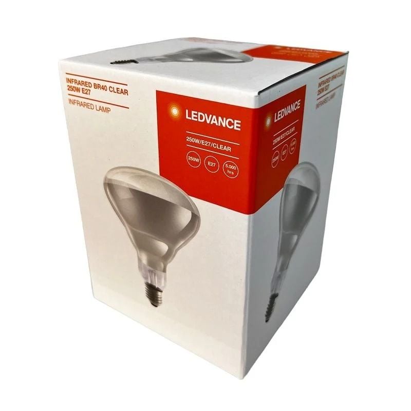 Osram Ledvance 150W Şeffaf Infrared Isıtıcılı E27 Duylu Halojen Ampul
