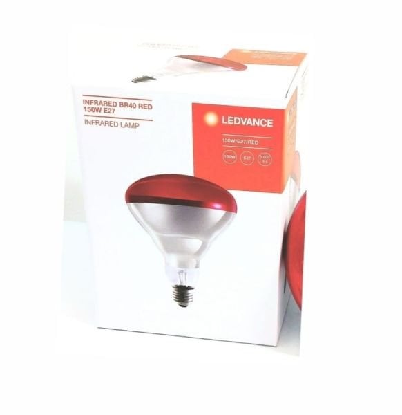 150W Infrared Isıtıcı Lamba Kırmızı E27 Duy