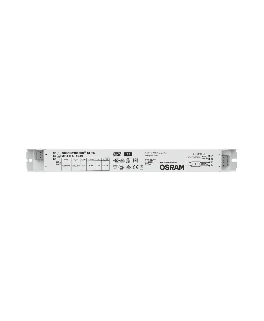 Ballast électronique Osram Quicktronic Fit EVG Pour Tubes T5/T8 2x18-39W - Neuf