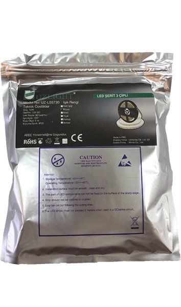 Uzlight UZ-LS5730 3 Çipli 5m Şerit Led